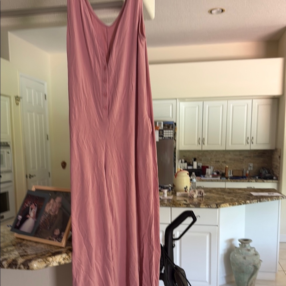 AnyBody Pink Jumpsuit
